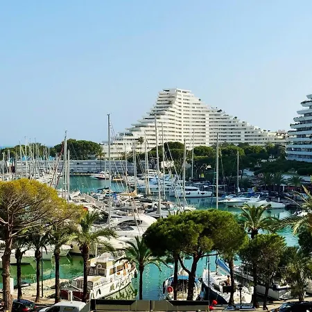 #s21 Chic Escape - Sea & Port View - Marina Apartmán Villeneuve-Loubet